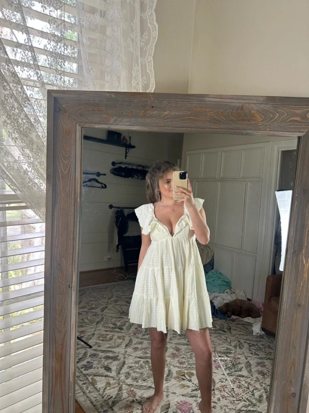 Free people undone mini dress
